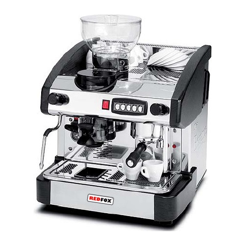 Kávovar 1 páka, mlynček, 100káv/h-EMC-1P/B/M