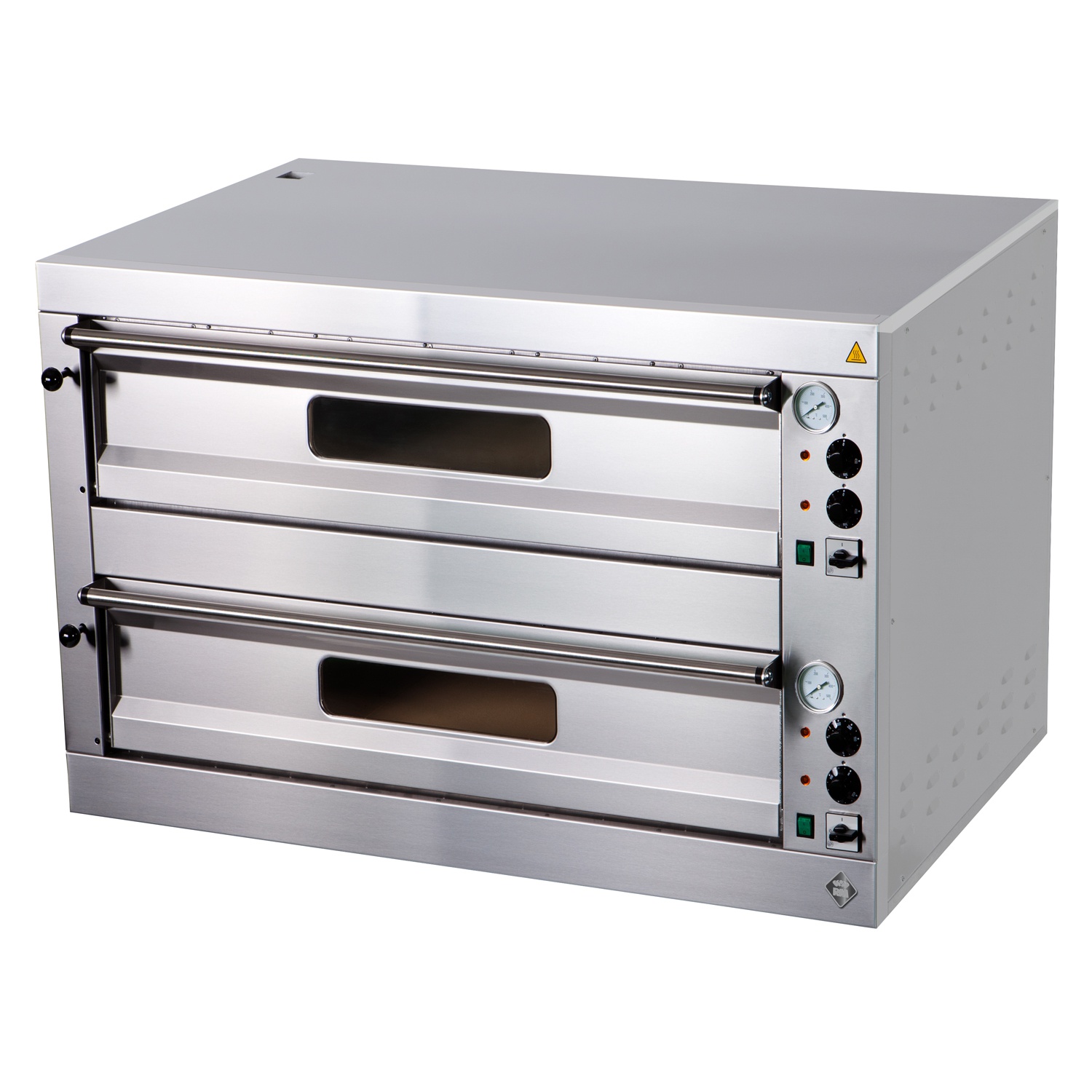 Pizza pec 2x6, celošamot., digit. teplomer-P-12