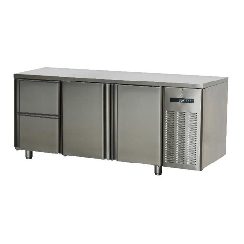 Stôl chladiaci, 2 x dvere, 2 x zásuvka-SCH-3D-2D2Z